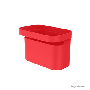 Organizador de pia trium max vermelho - ou plásticos