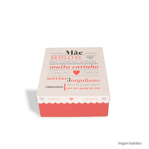 Caixa de recordações amor de mãe incondicional - geguton