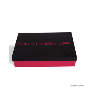 Organizador de aço para maquiagem makeup rosa bordô - geguton