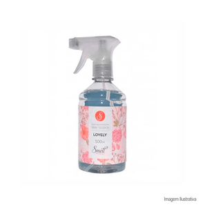 Água aromatizada para tecidos 500ml lovely - smell aromas