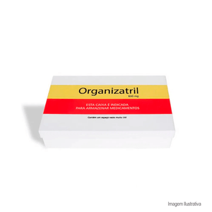 Caixa organizadora de remédios organizatril - geguton