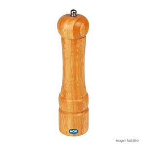 Moedor de pimenta em bamboo - mor