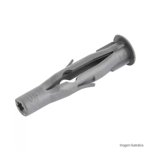Bucha fixação plástico oco vr-10 mm com 250 - vonder