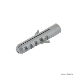 Bucha fixação plástico f-10 mm com 250 - vonder