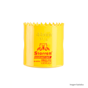 Serra copo para metal fast cut 44mm - starrett