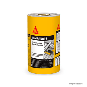 Fita multiuso multiseal 30cmx10m cinza - sika