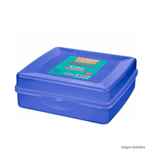 Sanduicheira plástica azul - sanremo