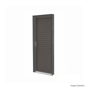 Porta standard 74x215x12 abertura esquerda laminada - crv