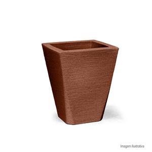 Vaso grafiato trapézio n50 ferrugem - nutriplan