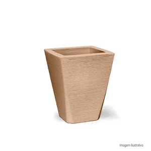 Vaso grafiato trapézio n43 areia - nutriplan