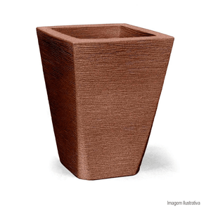 Vaso grafiato trapézio n35 ferrugem - nutriplan