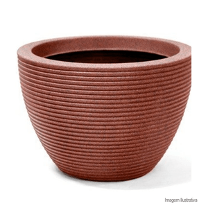 Vaso riscatto oval baixo n30 ferrugem - nutriplan
