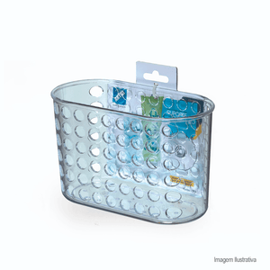 Porta shampoo cristal branco - arthi