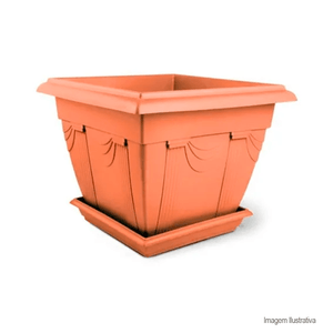 Vaso floreira n01 cerâmica - nutriplan