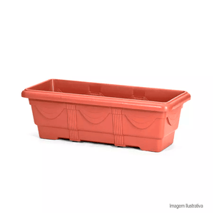 Vaso jardineira cerâmica 50cm - nutriplan