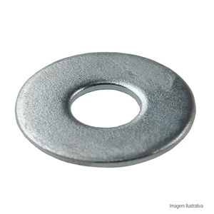 Arruela lisa (d) 1/2 ferro ( cento) - vonder