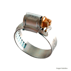 Abraçadeira rosca sem fim 2x2.1/2" 2 unidades - inca