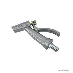 Esguicho metálico para jardim tipo pistola 1/2" - osten ferragens