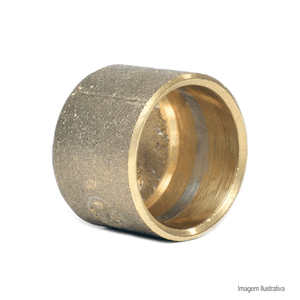 Cap de cobre latão 28mm - universo conexões