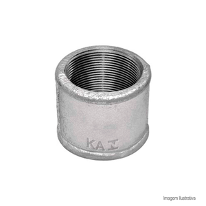 Luva galvanizada 4" - remadi