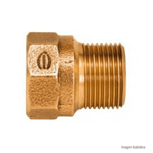 Prolongador médio cobre latão 3/4" - universo conexões
