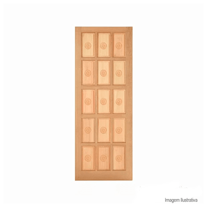 Porta de madeira torneada 70x210cm - nepasi