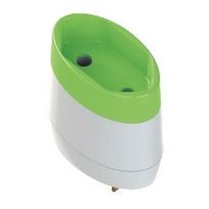 Adaptador reverso 10a/250v  branco daneva  - daneva