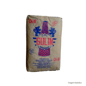 Cal hidratado 20kg - cal gulin