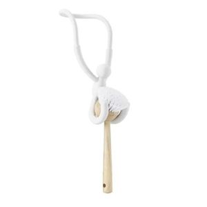 Porta esponja buddy com dois ganchos branco - umbra