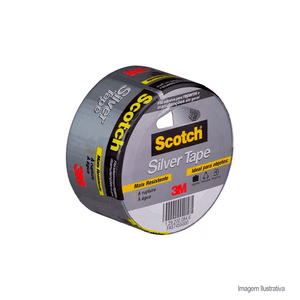 Fita silver tape scotch 45mm com²5mts - 3m