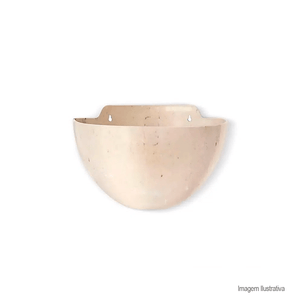 Cachepô elegance de parede mini travertino - nutriplan
