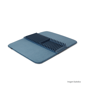 Escorredor de pratos udry denim - umbra
