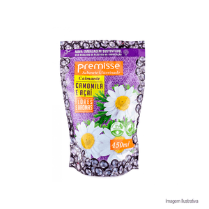 Sabonete líquido refil 450ml camomila e açaí - premisse