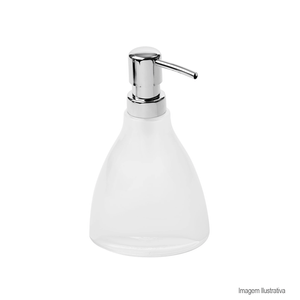 Porta sabonete líquido vapor fosco branco - umbra