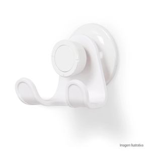 Cabideiro para banheiro flex gel lock branco - umbra