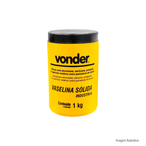 Vaselina sólida industrial 1kg - vonder