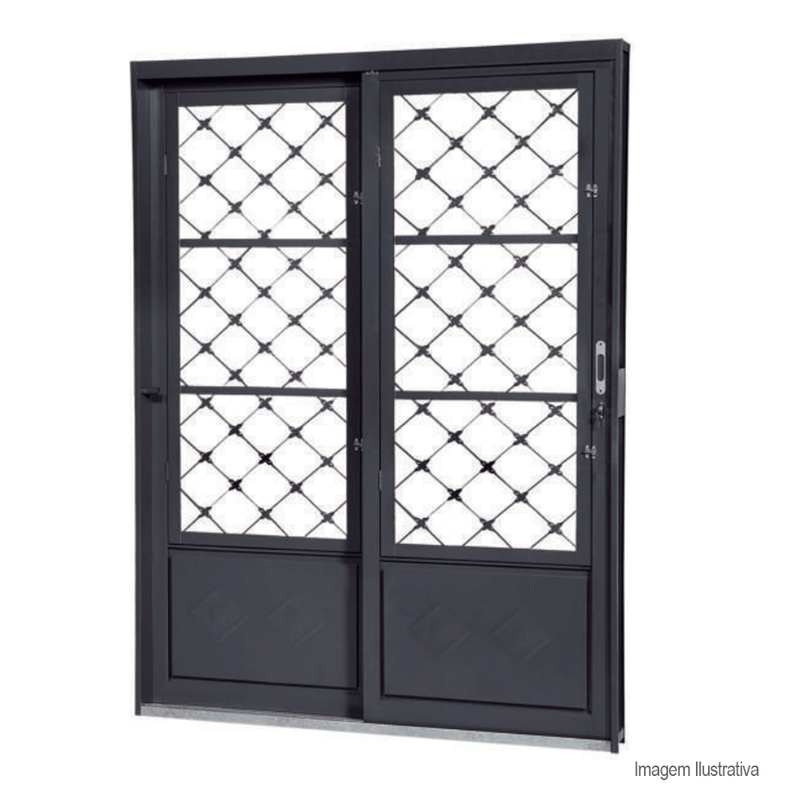 Porta_de_alumnio_max_de_correr_com_postigo_2_folhas_esquerda_xadres_215x160cm_preta__brasil_esquadrias_73650301