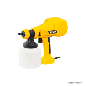 Pistola pintura elétrica pev400 127v - vonder