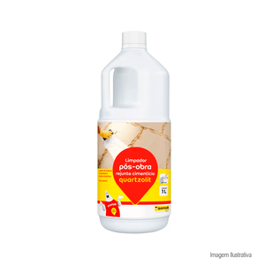Limpador de rejunte pós obra cimentício 1 litro - quartzolit
