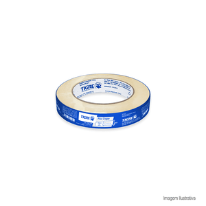Fita crepe 18mm 50mts - tigre