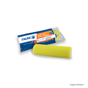 Rolo de espuma para textura 23cm - tigre