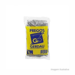 Prego com cabeça 17x21mm - gerdau