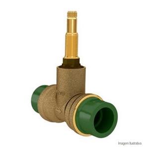 Base fácil pressão registro de pressão mvs para ppr 25mm bruto - deca