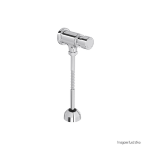 Válvula de mictório decamatic eco horizontal com fechamento automático cromada - deca
