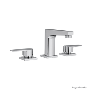 Misturador para lavatório leve de mesa bica baixa cromado - deca