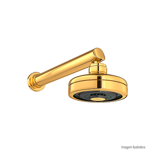 Chuveiro acqua plus com tubo de parede gold - deca