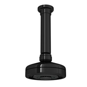 Chuveiro c/tubo p/teto acqua plus black noir-nbr - deca