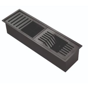 Calha umida 62,7x190x150 black lx963060b lexxa
