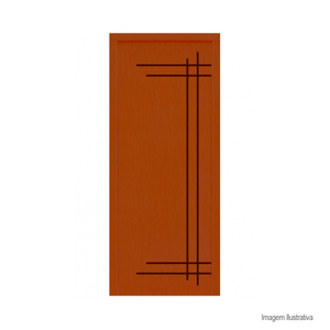 Porta de madeira ipê (ref: 189) 80x210cm - porto união