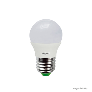 Lâmpada de led bolinha e-27 4w mg350 amarelo 27 - avant